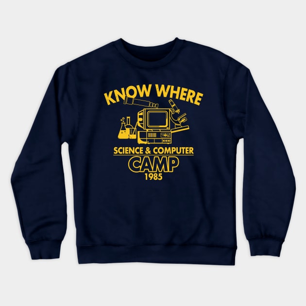 Know Where Camp Crewneck Sweatshirt by BoggsNicolas